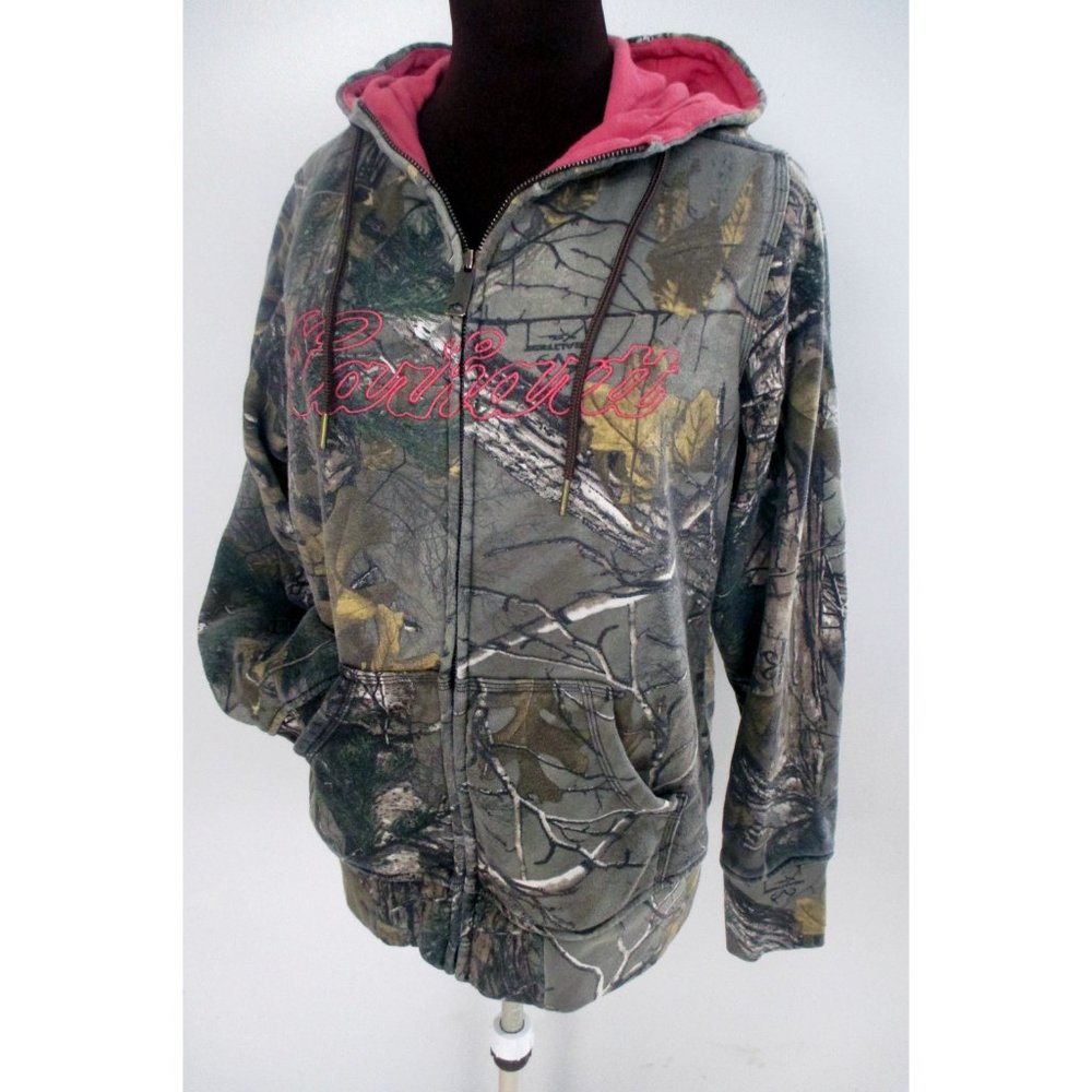 LADIES CARHARTT ZIP HOODED SWEATSHIRT 12-14